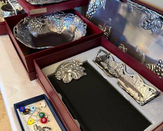 Arthur Court Entertainment Aluminum Serving Dishes