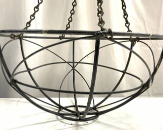 Vintage Hanging Metal Planter Holder