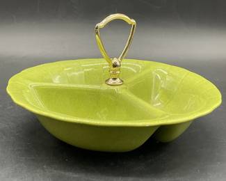 1960 LANE & CO. Vintage Pottery Sectional Bowl