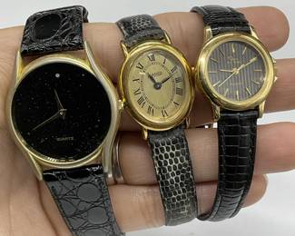 Lot 3 Vintage Wristwatches, OSCAR DE LA RENTA +