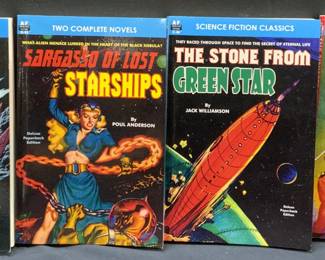 Lot 4 AF Double Series Science Fiction Novel 2010s