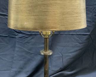 Vintage Metal Table Lamp W Shade