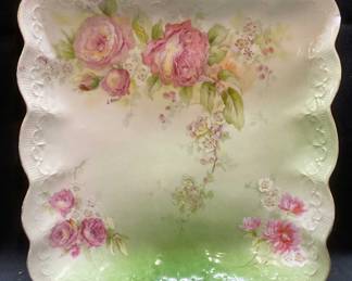 Vtg J Pouyat Limoges Porcelain Plate, France