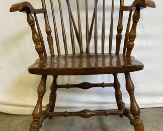 WINOOSKI Vintage Fiddleback Armchair, Vermont