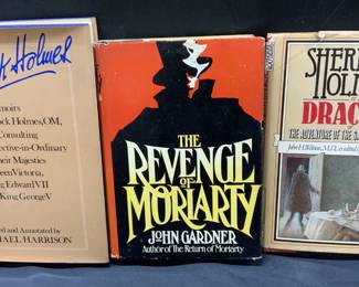 Lot 3 Sherlock Holmes Hard Cover Books 1970s