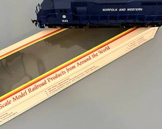 Like new Norfolk and Western  engine...this is still in the box!