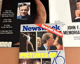 A lovely collection of Vintage magazines about significant and epic occurances!  In GREAT condition!
