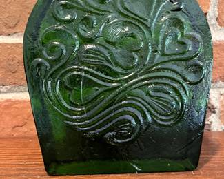 The Other beautiful green BLENKO bookend...what a gorgeous pair!