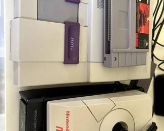 AMAZING!  original Nintendo, and all the "guns" and gadgets...we even have some games!
