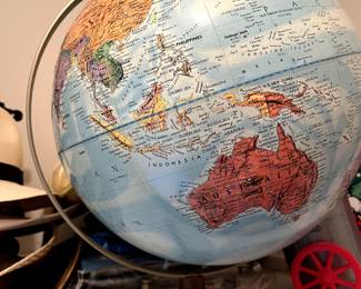 Vintage globe...you only go around once...you need this!