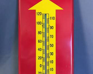 Royal Crown Cola Vintage Metal Thermometer Sign