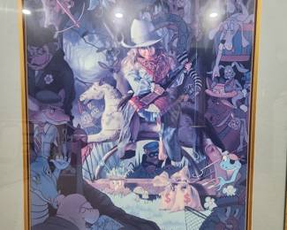 Signed Byerley lithograph