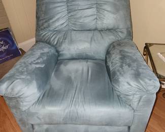 Ultrasuede recliner