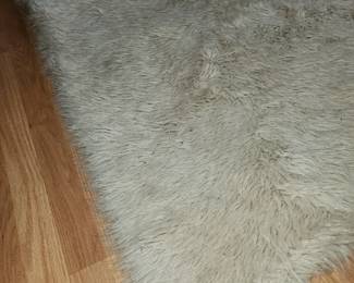 Genuine sheep skin rug