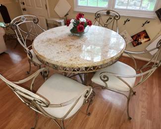 Thomasville dining table and 4 chairs