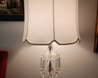 Vintage crystal lamp