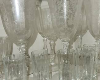 Lenox Cambridge Rosepoint stemware