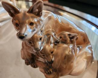 Royal Copenhagen fox figurine