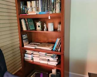 Books and bookshelves available