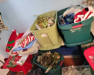 Lots of Christmas items
