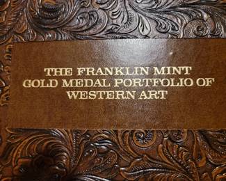 Franklin Mint Gold Medal Portfolio of Western Art
