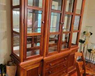 Matching china cabinet