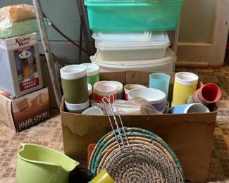 Large lot of Tupperware