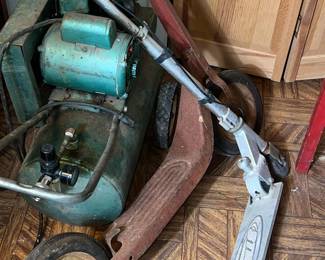 Check out the vintage scooter