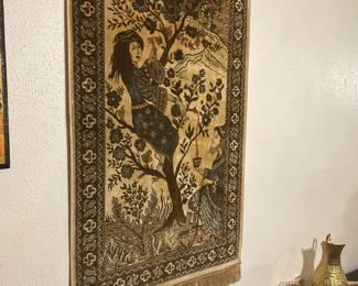 Handmade figural rug