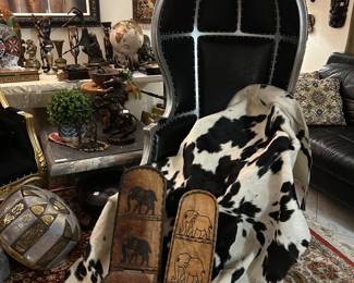 Cow printed skin