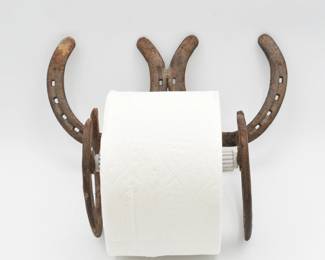 Horse Shoe Toilet Paper Holder