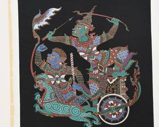 Thai Art prints on cloth