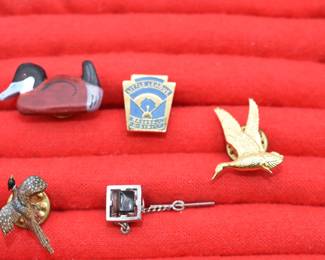 lot of misc lapel pins