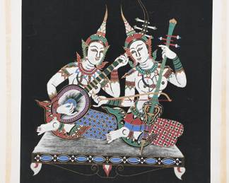 Thai Art prints on cloth