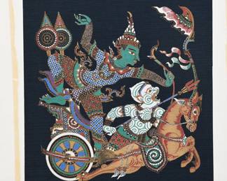 Thai Art prints on cloth