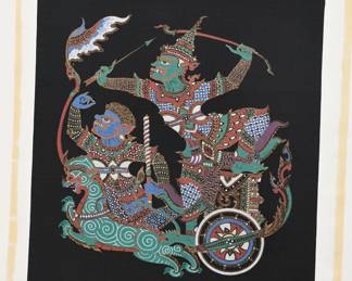 Thai Art prints on cloth