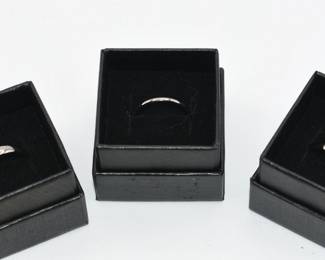 lot of 3 Titanium bands