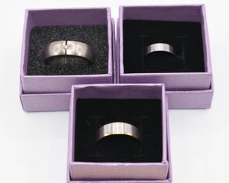 lot of 3 silvertone bands