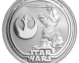 1oz Silver 2025 Star Wars Luke Skywalker, Niue