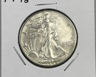 1942 Walking Liberty Silver Half Dollar, Quality