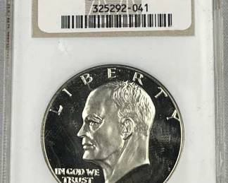 1976-S NGC Silver Type I Ike Cameo PR68 Old
