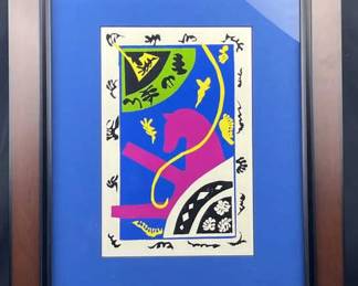 Framed Henry Matisse Horse & Clown Print