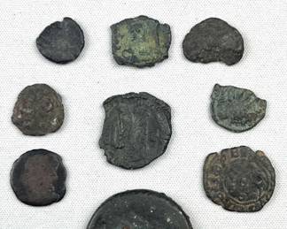 (10) Assorted Ancient Coins Collection, Nice Mix