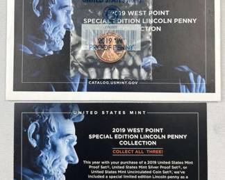 2019-W Proof Lincoln Cent, US 1c Coin