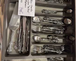 De Vinci by Oneida Flatware 90 pcs-$300