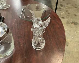 Clear Glass Angel Figurine
