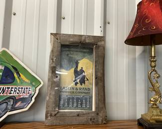 Framed Laflin & Rand Powder Co 1905 Calendar