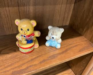 Enesco 1981 Teddy Bear Bank- Bear Figurine