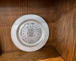 Wilton Pewter Plate - Dept of the Air Force