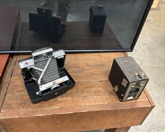 Polaroid Land Camera - Kodak Brownie Target Six-16 Camera